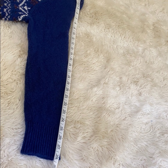AMERICAN EAGLE OUTFITTERS Women’s Blue Tribal Print Sweater Size L NWOT - Picture 13 of 14